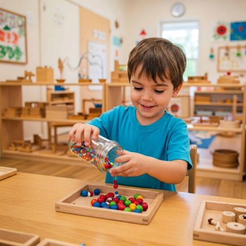 Montessori Primary classroom learning
